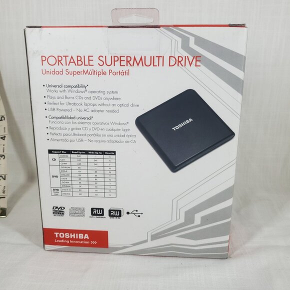 Toshiba Universal Compatibility Portable Supermulti Drive NIB - Picture 3 of 6